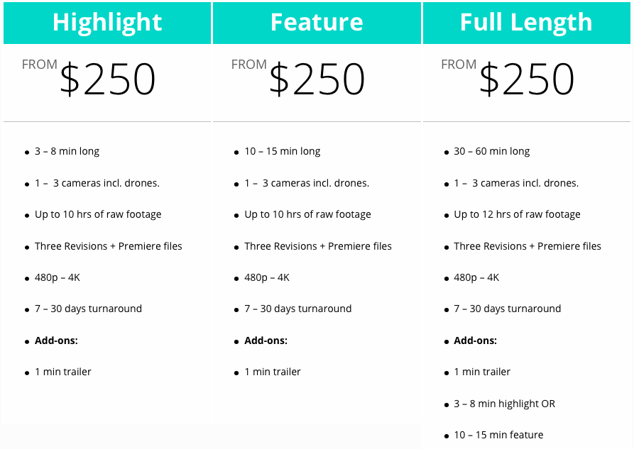 How Much Does Wedding Video Editing Cost 