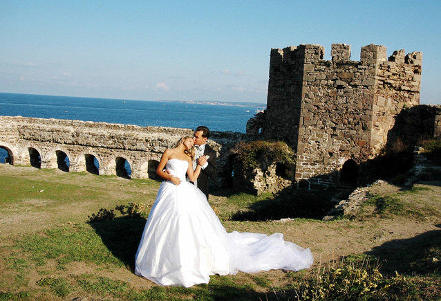 wedding at a castle