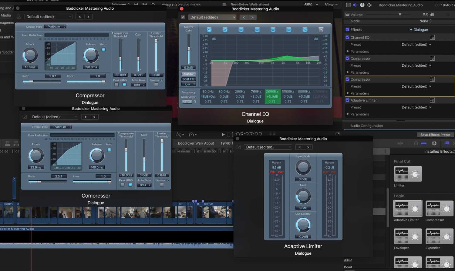 Adobe Premiere Pro vs final cut audio editing