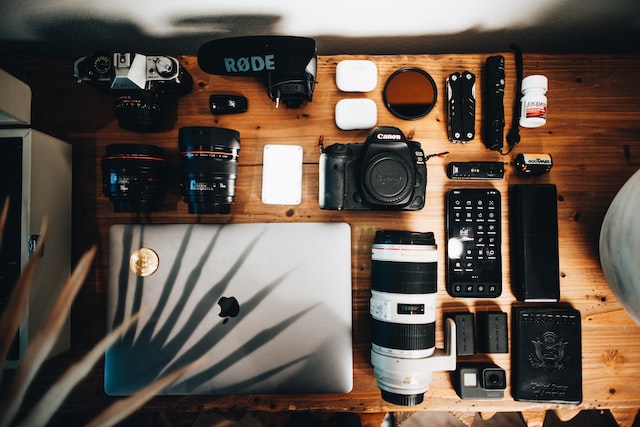 wedding photography equipment